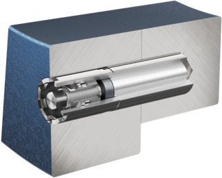 Spreizbolzen für gewindelose Bohrungen Aufbau und Funktion